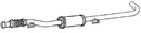 Klarius DN783G - Box With Centre Pipe  - Fits Nissan Micra 1.0