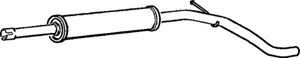 Klarius SE87C - Box With Centre Pipe  - Fits Seat Inca 1.4i