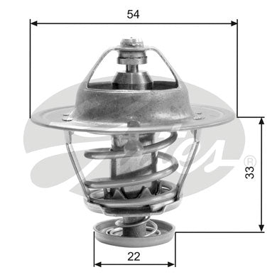 Gates Thermostat, coolant - TH22682G1