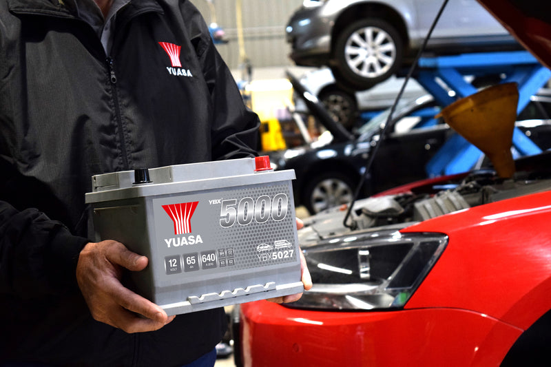 Yuasa YBX5027 - 5027 Silver High Performance SMF Car Battery - 5 Year Warranty