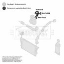 Borg & Beck Turbo Hose Part No -BTH1378