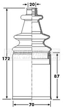 First Line Cv Joint Boot Kit Part No -FCB6271