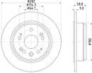 Mintex Brake Discs fits -Honda V295:5 MDC2046 (also fits other vehicles)