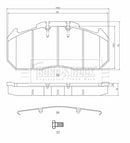 Borg & Beck Brake Pads - BBP33003HD
