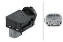 HELLA 6PX 358 141-001 Sensor, parking distance control - straight - 3-pin connector - Plugged