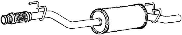 Klarius VW859X - Box With Centre Pipe  - Fits Volkswagen Crafter 30 2.5TDi