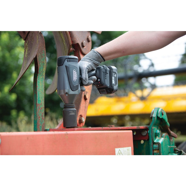D20 20V Brushless Mid -Torque Impact Wrench - 1/2" - 400Nm - 2 x 3.0Ah Batteries - 1 x Charger