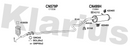 Klarius CN579P - Centre Pipe  - Fits Citroen C3 1.1i