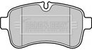 Borg & Beck Rear Brake Pad Set -BBP2034
