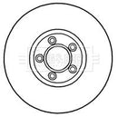 Borg & Beck Brake Disc Pair Part No -BBD4691