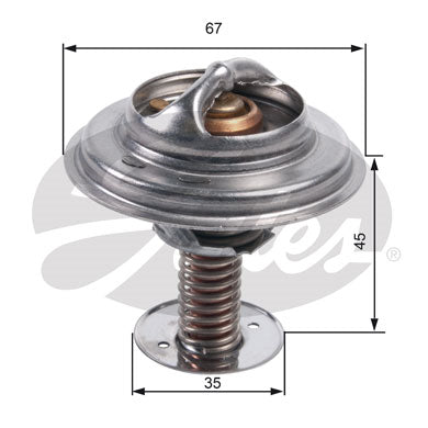 Gates Thermostat, coolant - TH45682G1