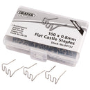 0.8mm Flat Castle Staples (50)
