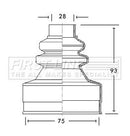 First Line Cv Joint Boot Kit Part No -FCB2738