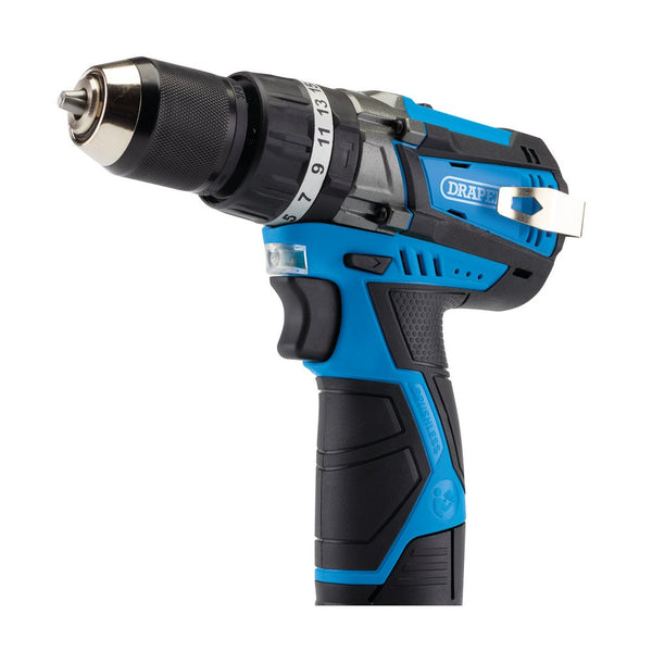 Draper 12V B'Less Combi Drill(Bare) - 3862