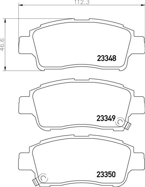 Mintex Brake Pad & Disc Kit fits -Toyota MDK0213 (also fits other vehicles)