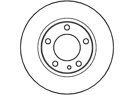 Disctech Brake Disc - Fits Bmw, Kia - ABD2702 - Front Axle