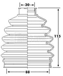 Borg & Beck Cv Joint Boot Kit Part No -BCB6236