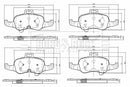 Borg & Beck Front Brake Pad Set -BBP2589