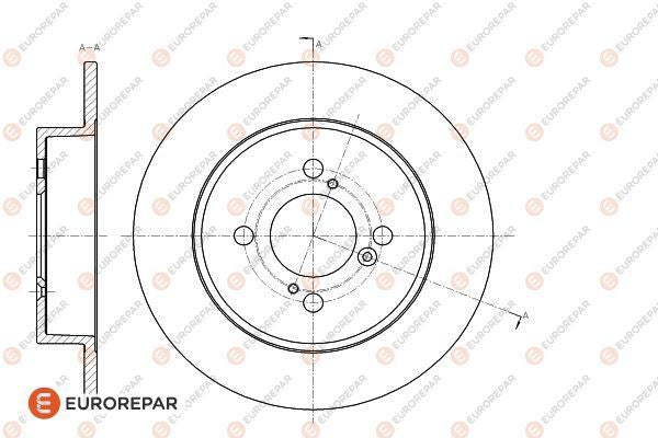 Eurorepar Brake Disc - 1618886380