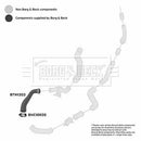 Borg & Beck Turbo Hose Part No -BTH1303