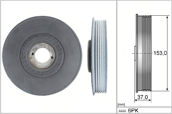 INA Belt Pulley Crankshaft Part No - 544003910