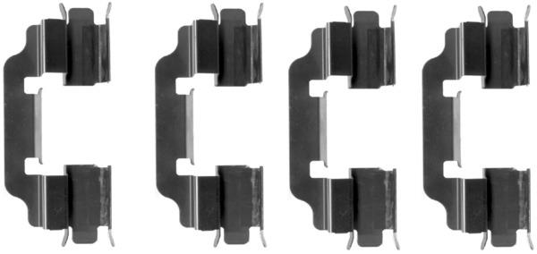 Textar Brake Pad Fitting Kit - 82061800