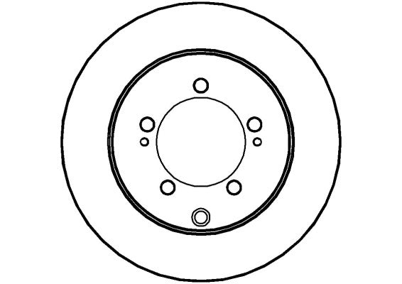 Disctech Brake Disc - Fits Mazda, Mitsubishi - ABD2714 - Rear Axle