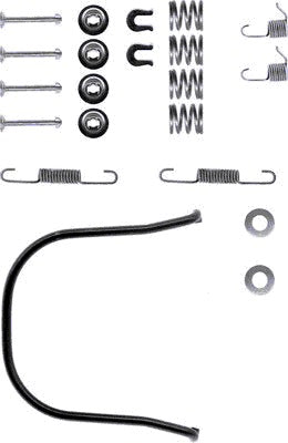 Textar Brake Shoe Fitting Kit - 97003300