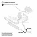 Borg & Beck Turbo Hose Part No -BTH1030