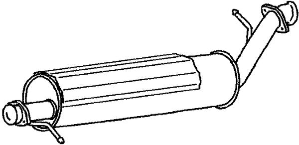 Klarius LR165E - Box With Centre Pipe  - Fits Land Rover Range Rover 4.0i,4.6i