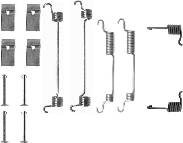 Textar Brake Shoe Fitting Kit - 97013500