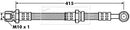 Borg & Beck Brake Hose Part No -BBH7399