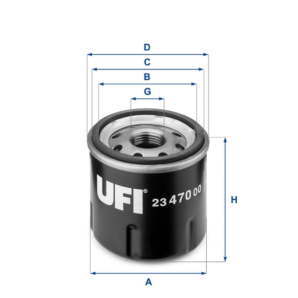 UFI Oil Filter - Ph9928 - 23.470.00