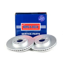 Borg & Beck Brake Disc Pair  - BBD5544 fits Astra K, VII 15 06/15-