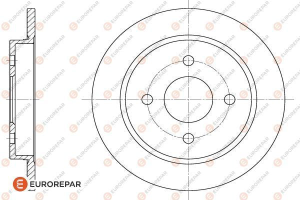 Eurorepar Brake Disc - 1618884380
