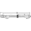 Borg & Beck Brake Hose Part No -BBH6631