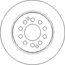 Disctech Brake Disc - Fits Hyundai, Mg - ABD3881 - Rear Axle