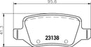 Mercedes-Benz Brake Pad Set - Padtech PAD2111