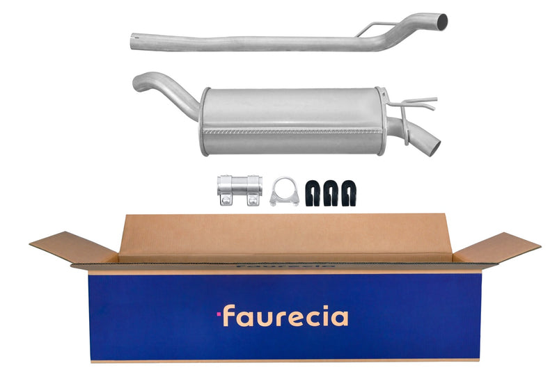 FAURECIA 8LD 366 035-901 Rear Muffler - Easy2Fit® Kit - fits TOYOTA YARIS