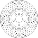 Disctech Brake Disc - Fits Bmw - ABD4062 - Rear Axle Right