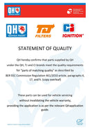 QH Gas Spring Boot Strut - QTS828454