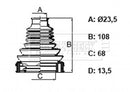 Borg & Beck Cv Joint Boot Kit Part No -BCB6325