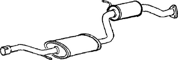 Klarius VO328X - Box With Centre Pipe  - Fits Volvo S40 1.9DTiD