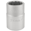 Draper Expert 24mm 12pt Socket 3/4DR Bulk - 16692