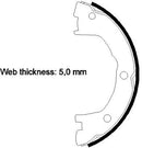 Mintex Brake Shoes fits -Iveco Renault Trucks MFR526 (also fits other vehicles)