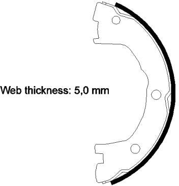Mintex Brake Shoes fits -Iveco Renault Trucks MFR526 (also fits other vehicles)