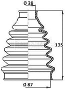 Borg & Beck Cv Joint Boot Kit Part No -BCB2360R