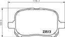 Mintex Brake Pad Set fits -Toyota MDB1921 (also fits other vehicles)