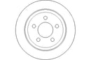 Disctech Brake Disc - Fits Chevrolet, Jeep - ABD3050 - Rear Axle