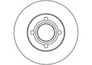 Disctech Brake Disc - Fits Audi, Ldv - ABD2877 - Front Axle